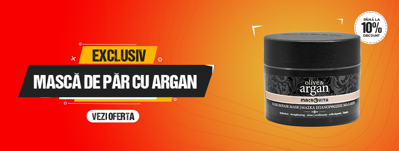 Masca de par cu ulei de argan pentru regenerarea parului