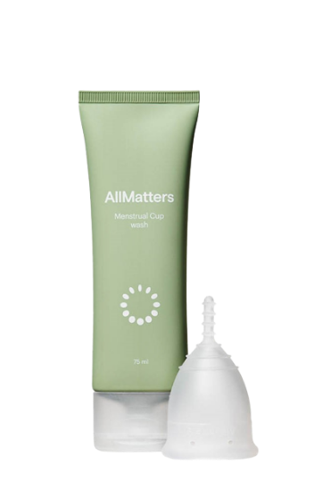 Poza cu AllMatters Gel igiena intima si curatare cupa menstruala 2in1 75 ml